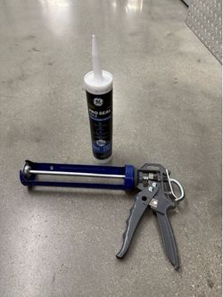 Window and Door Seal with Caulk Gun