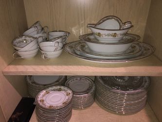 Fine CHINA Noritake 5410 Complete 1950 MINT