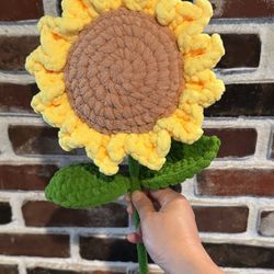 Crochet Giant Sunflower Stem