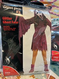Ghost face girls costume