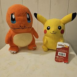 Pokemon Plush Figures Both For $25