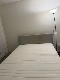 Queen mattress & bed frame