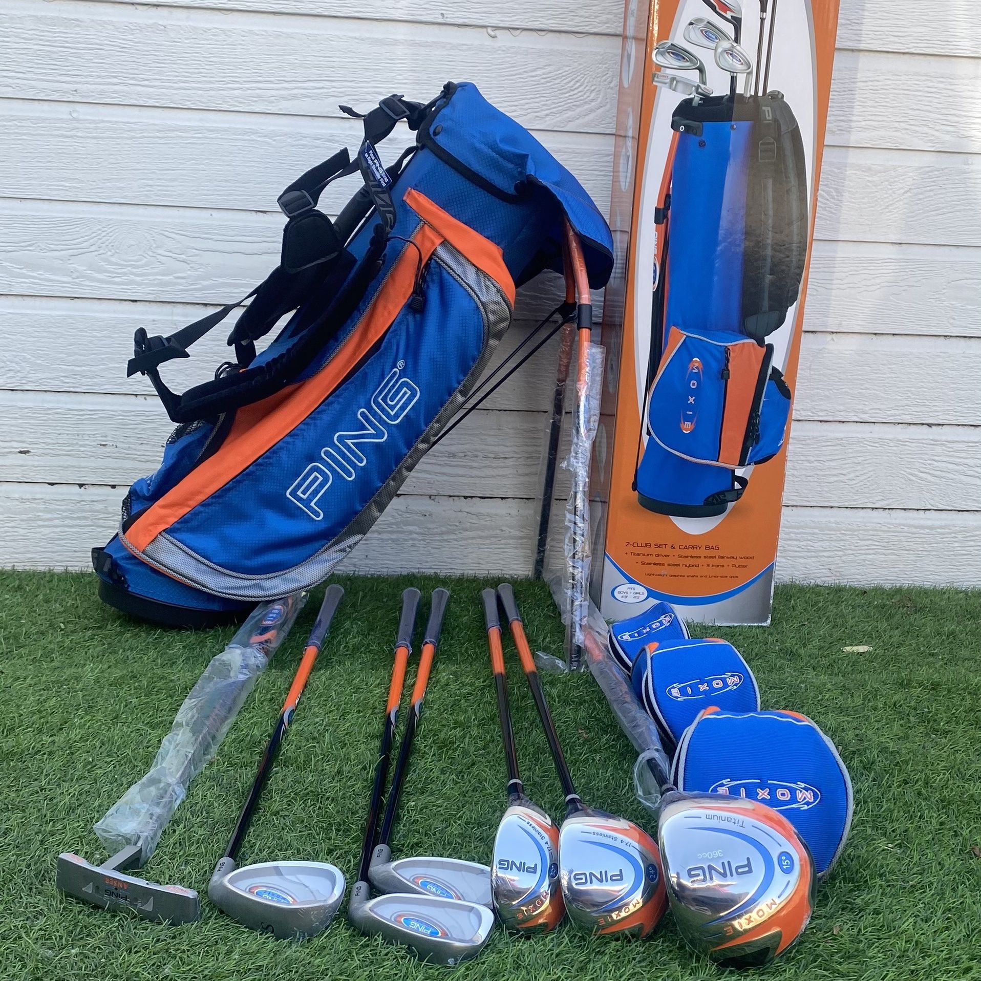 PING　ピン　MOXIE モクシー　ジュニアゴルフセット PINGピンMOXIE モクシージュニアゴルフセット7本