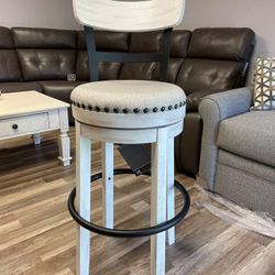 Bar height swivel barstool