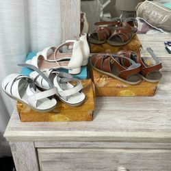 Girls Salt Waters And Short Heel 