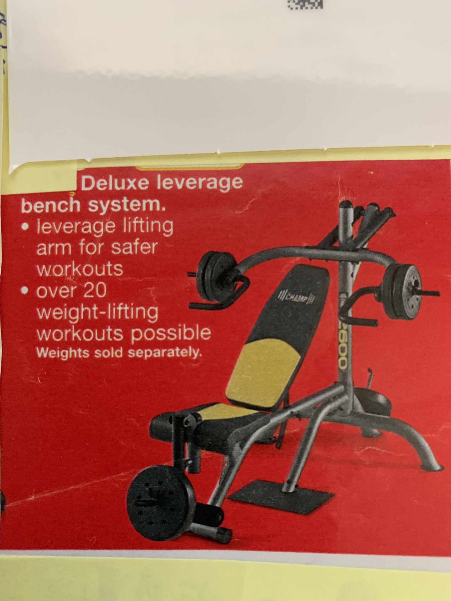 Body Flex KLB 2600 Deluxe Leverage Bench System