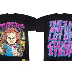 MEDIUM/ COUGH SYRUP SHIRT IN PLASTIC SEAL MEVER OPENED