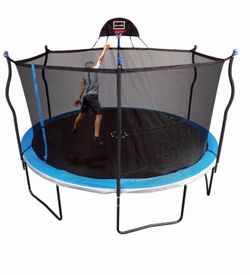 Sportspower Bounce Pro 14' Trampoline with Heavy Duty Basketball System Brand New in Box