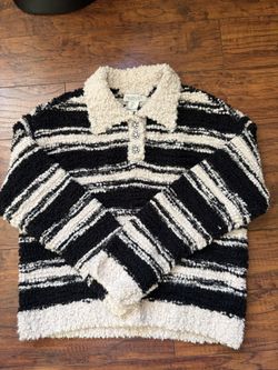 Rachel Zoe Small Black And White Sweater