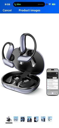 AI Translation Earbuds: 170 Languages & 0.45s Instant Real-Time Translator, Smart AI Headphones with Meeting Notes & Transcription, Bluetooth 6.0 & EN