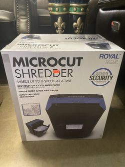 Microcut shredder
