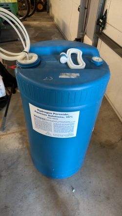 35% 15 gallon Food Grade Hydrogen Peroxide Drum
