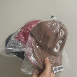 Supreme S Logo 6-Panel Camp Cap