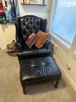 Vintage Leather Reading Chair