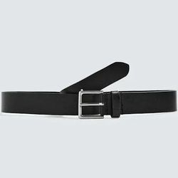 Leather Black Belt From Zara