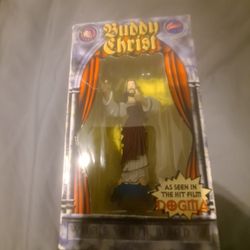 RARE Buddy Jesus Christ Dashboard Statue from Dogma Movie NEW IN BOX Figure 