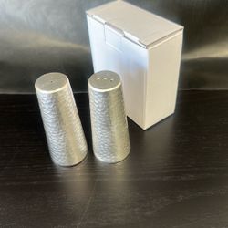 Silver Salt  and Pepper Shaker 