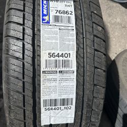 265/65/18. MICHELIN TIRES PRIMACY
