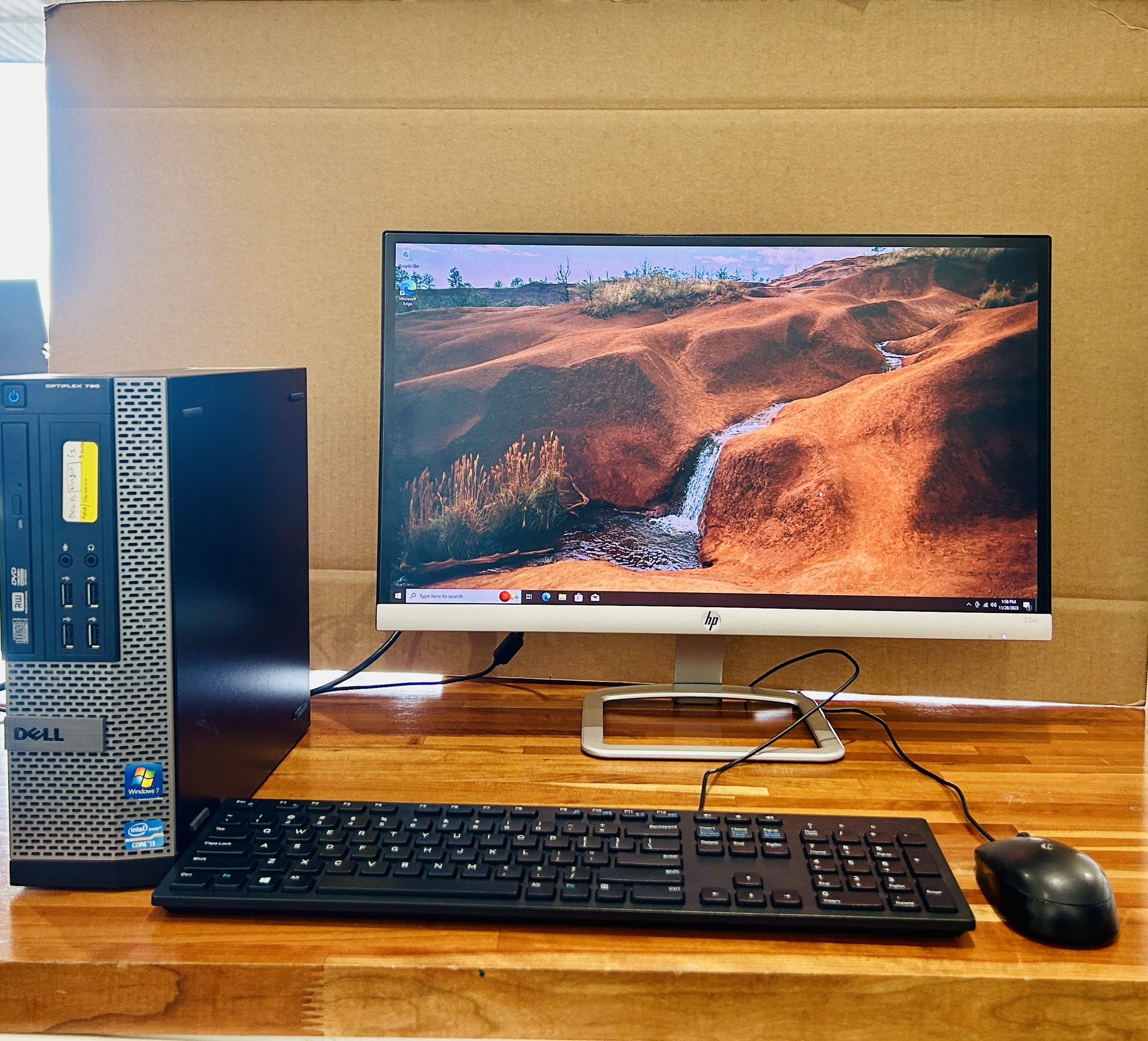 Dell Optiplex 790 PC i3 4GB RAM UPGRADE TO 250GB SSD Windows 10 fully functional!