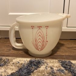 Vintage Tupperware Mix N Store Measuring Pitcher Bowl 8 Cup 2