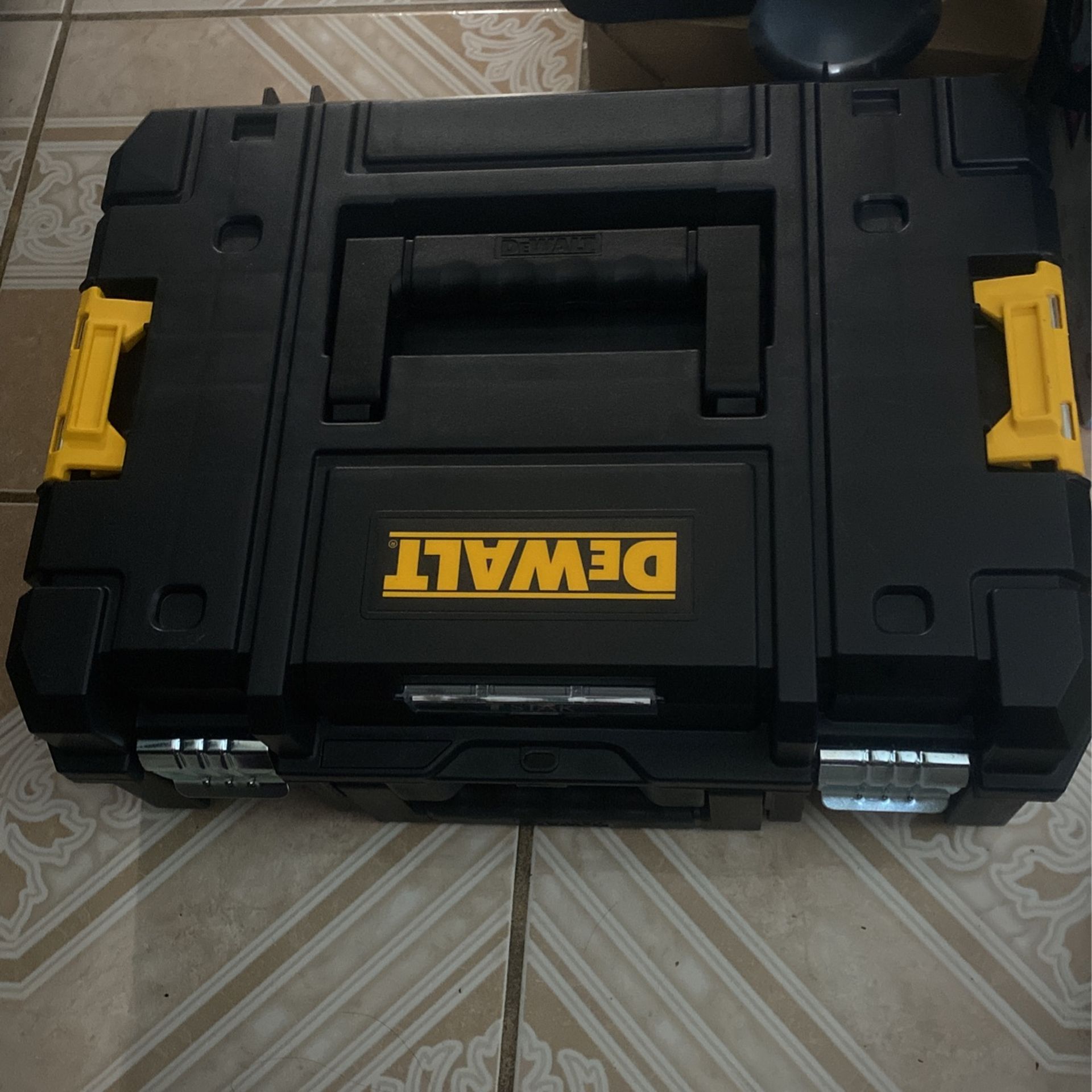 DEWALT Tool Box TSTAK II Flat Top DWST17807 Black for Sale