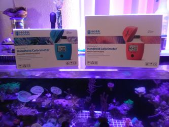 Reef aquarium Hannna Alkalinity and calcium meter