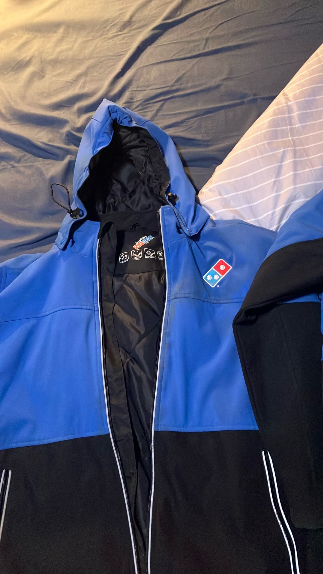 Domino’s winter jackets