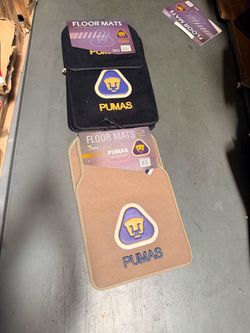 Pumas UNAM Car Floor Mats 4-Piece Set