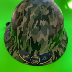 Fiberglass hard hat only Solo casco de fibra de vidrio