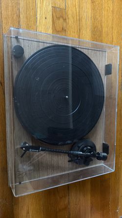 Audio-Technica AT-LPW40WN Fully Manual Belt-Drive Turntable, 2 Speeds, Dynamic Anti-Skate Control, Carbon-Fiber Tonearm Walnut