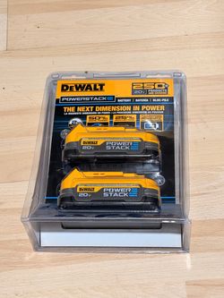 DeWalt POWERSTACK 20V Battery 2-Pack