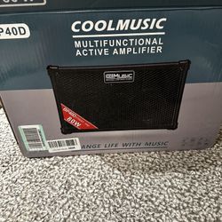 Coolmusic BP40D Powered Acoustic Guitar Amplifier