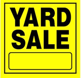 Yard sale 6/13