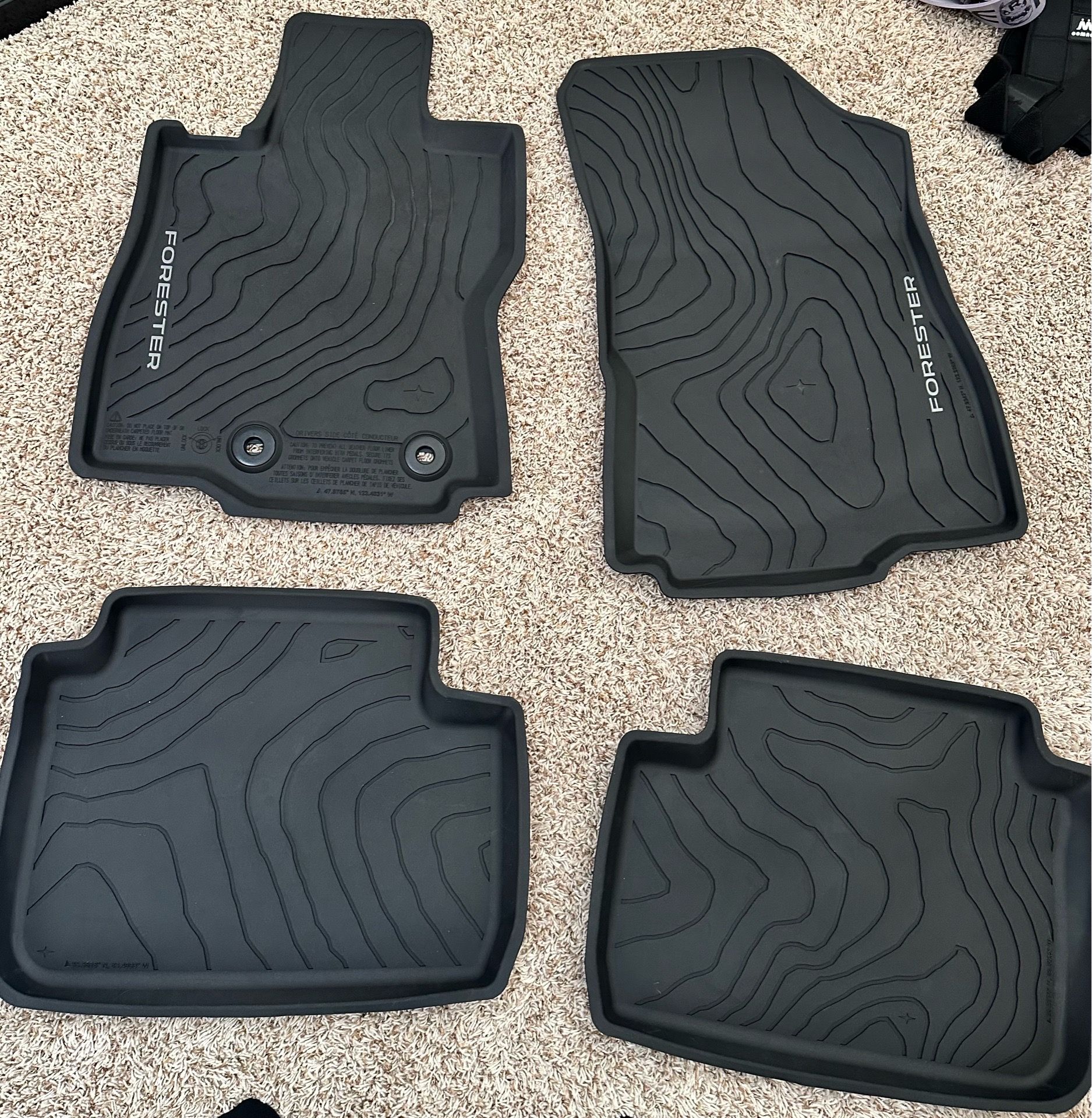 Genuine Subaru Forester Floor Mats 2025/25 Models