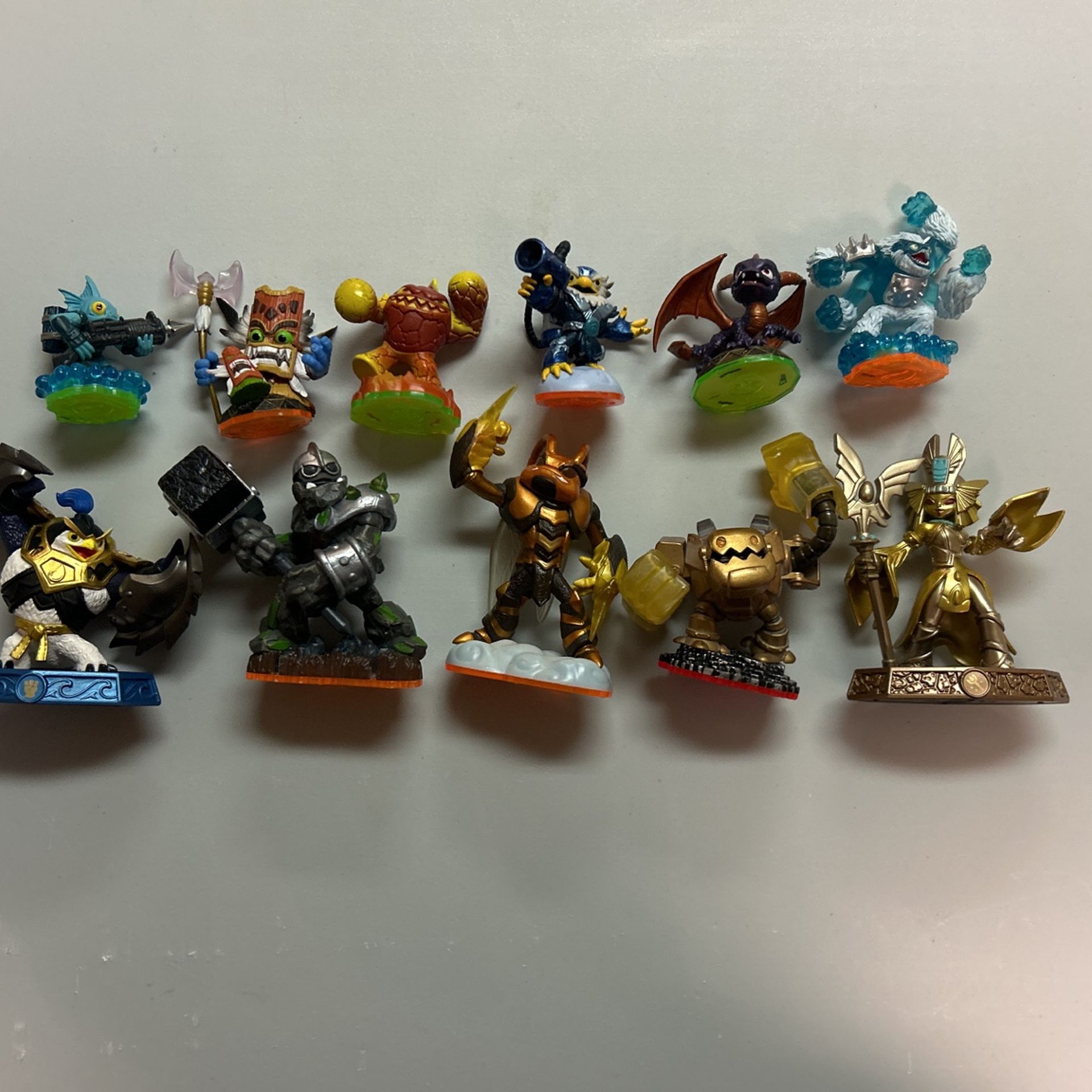 Skylanders Characters,  $3 for big ones, $2 for normal size