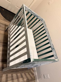 Wooden Slatted Baby Crib Frame