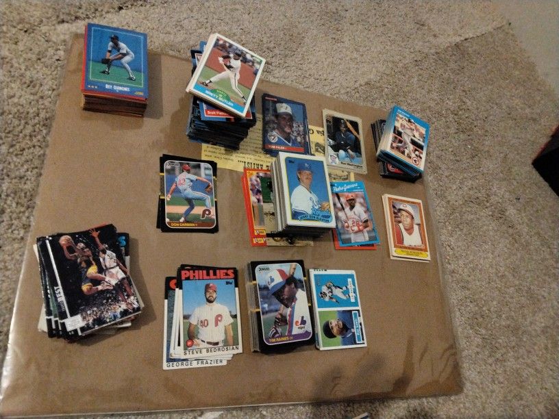 Box Of Cards Mostly Baseball