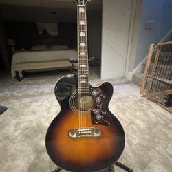 Epiphone EJ-200CE Acoustic Electric Guitar With Case