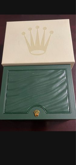 Rolex Large green Wave box for Gold Models Genuine
