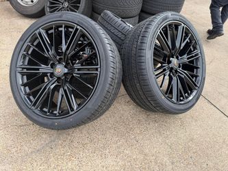 24" GLOSS BLACK ZL1 RIMS WE OFFER 120 DAYS PAYMENT OPTION