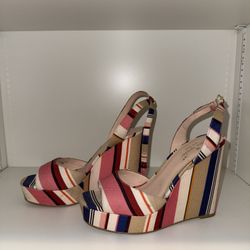 Kate Spade - Striped Espadrille Wedge