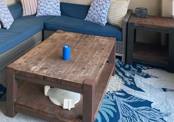 Coffee table and end table