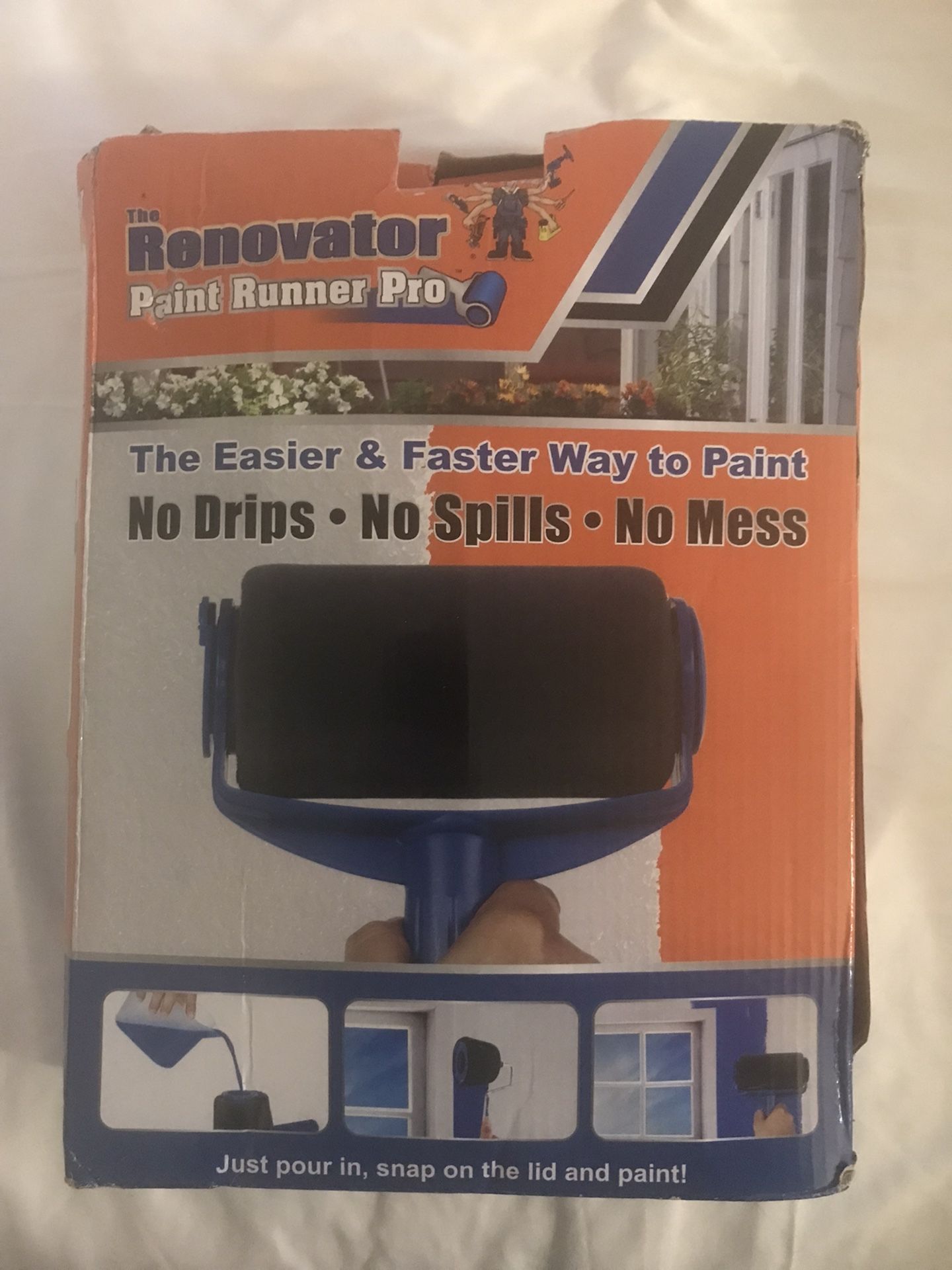 THE RENOVATOR PAINT RUNNER PRO (PAINT ROLLER, FRAME, & TOOLS) 🖌