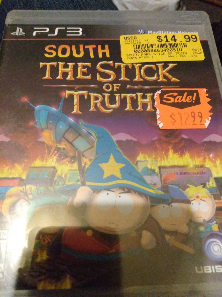 PS3 Game South Park The Stuck Of Truth