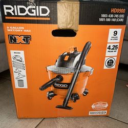 New Ridgid 9 Gal. 4.25-Peak HP NXT Wet/Dry Shop Vacuum