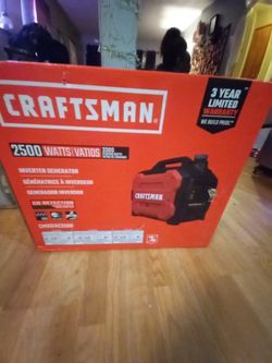 Craftsman 2500 Watt Running And 3300 Starting Watts Super Quiet Running Generator