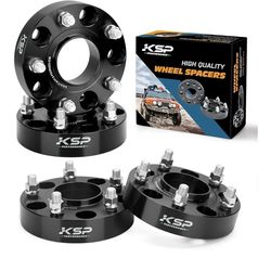KSP 5X5.5 Wheel Spacers for Ram 1500, 1.5(38mm) 5x139.7mm to 5x139.7mm Hub Centric & 5 Lug Forged Wheel Spacers, Hub Bore 77.8mm Thread Pitch M14X1.5 
