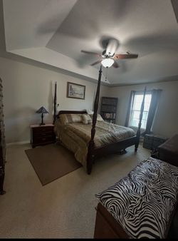 Rice carved   King bed complete