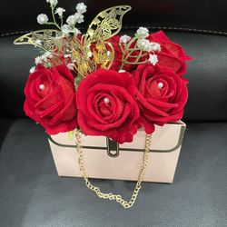 Valentines Day Eternal Roses Purse 