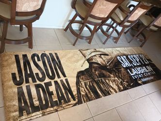 Jason Aldean Promo Banner Laughlin Event Center 120"X36"